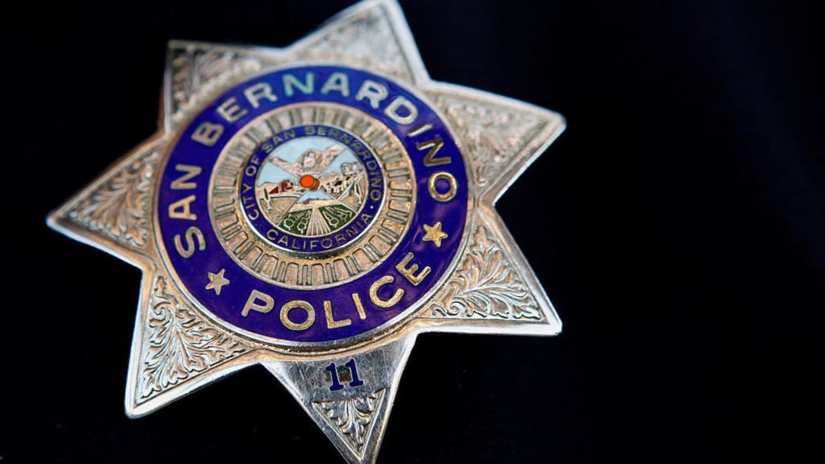 The badge of the San Bernardino Police Department